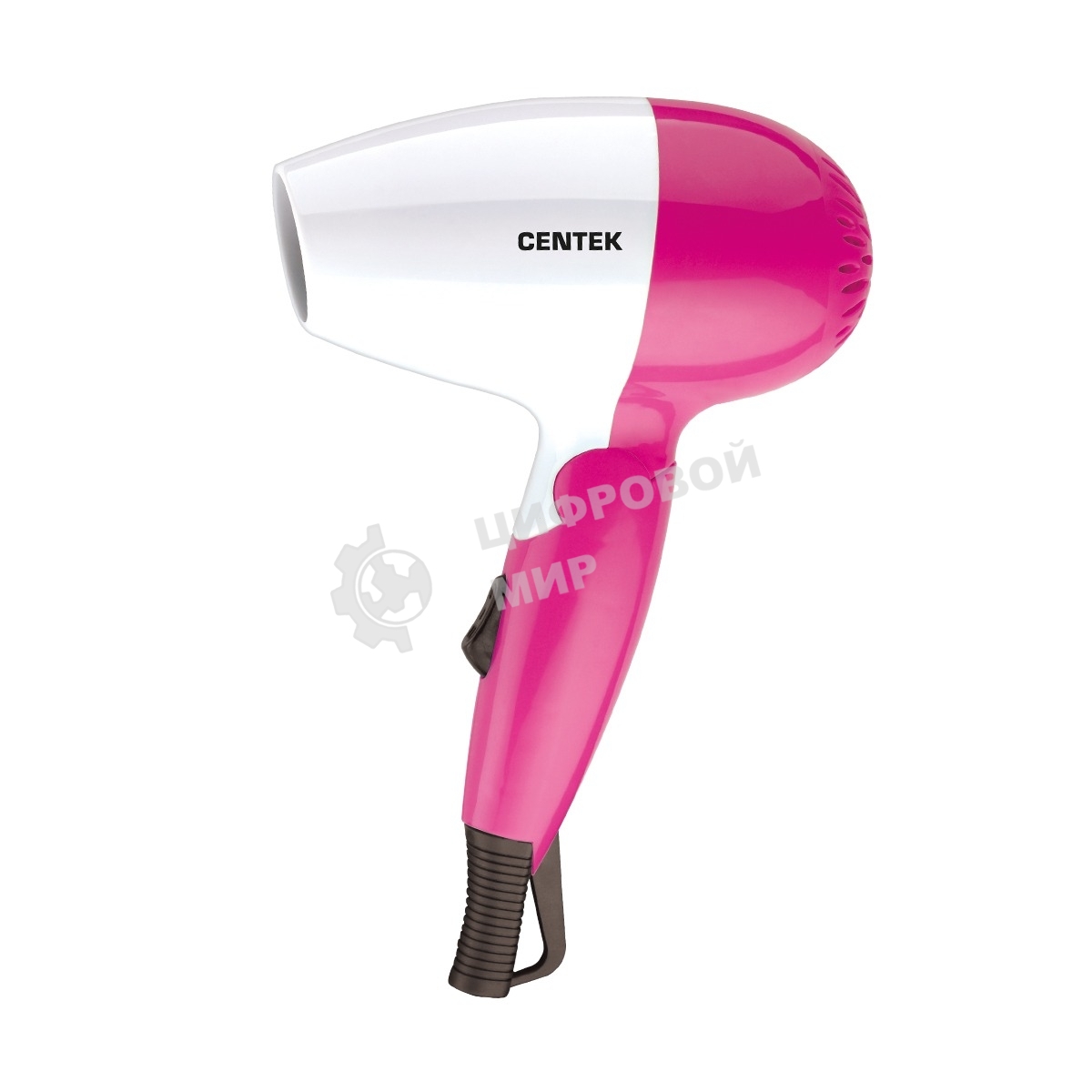 Фен Centek CT-2229 (бел/роз) 1200Вт, 2 скорости и температуры нагрева, складная ручка