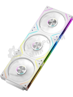 Вентилятор для корпуса PcCooler F3 X120 WH ARGb 120х120x25 белый 4-pin (F3X120-WHAC112-GL) Ret