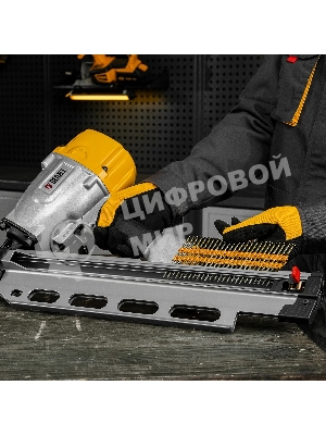 Гвозди Denzel для пнев. нейлера (крашен.), длина - 75 мм, диам. - 3,05 мм, 2000 шт.