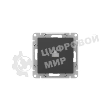 Механизм розетки RJ45 (cat5) EKF UP1-SOB-RJ45-5 черный Эпика