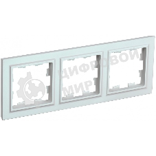 Рамка 3-местная IEK BRITE РУ-3-БрЖ жемчуг