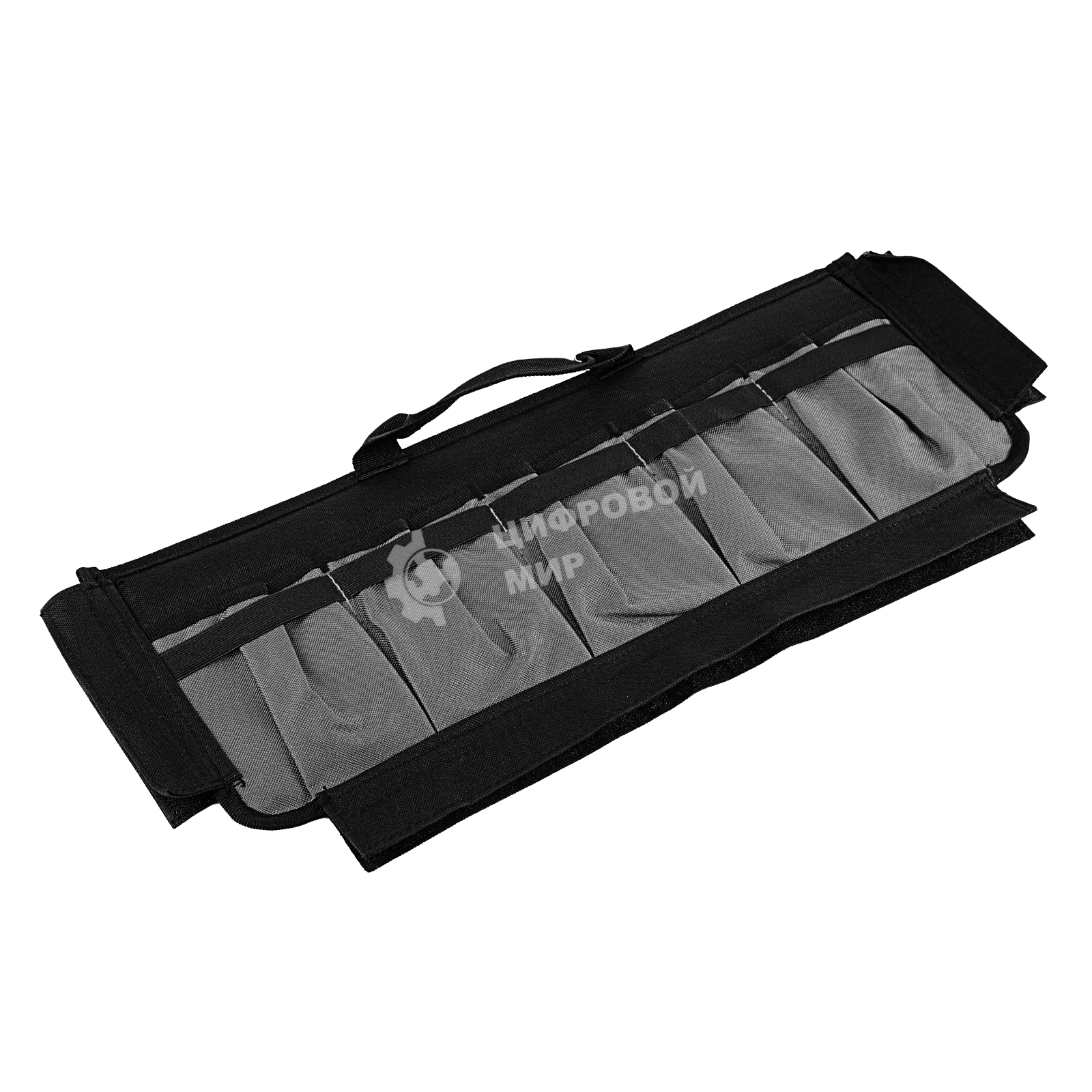 Сумка для инструмента Denzel 500х245х300 мм, 20 карман., съемный органайз. 10 карман., наплеч. рем.