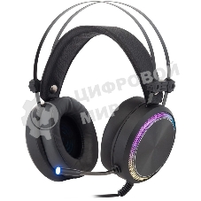 Наушники с микрофоном Oklick/Оклик HS-L810G ANONYMOUS черный 2.2м мониторные оголовье