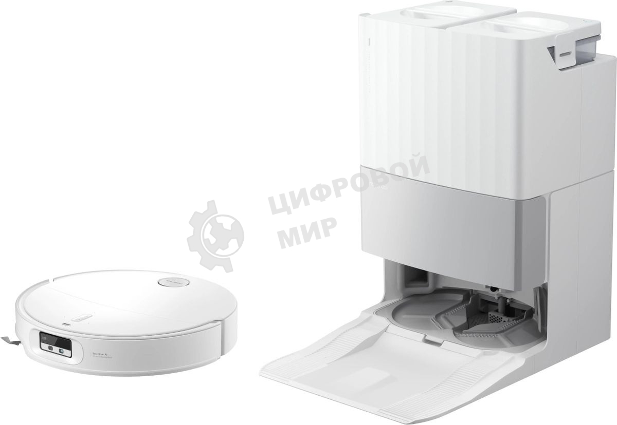 Пылесос-робот Roborock Qrevo EdgeT 60Вт белый (в компл.:1мешок)