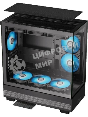 Корпус PcCooler C3Q500 BK черный без БП ATX 9x120мм 5x140мм 2xUSB3.0 audio bott PSU