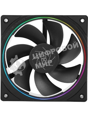 Кулер для корпуса Thermalright TL-S12R Reverse (120x120x25mm, 4-pin PWM, ARGB, 47.6CFM, 23.2dBA, 1500RPM, черный)