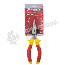 Длинногубцы Matrix прямые Insulated 17101 160 мм, двухкомпонентные рукоятки PROFESSIONAL