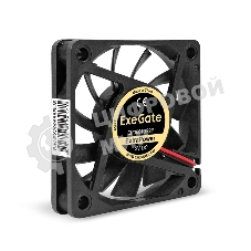 Вентилятор 12В DC ExeGate ExtraPower EP06010S2P черный 60x60x10 мм, 3000 об/мин, 24 дБ, 2 pin