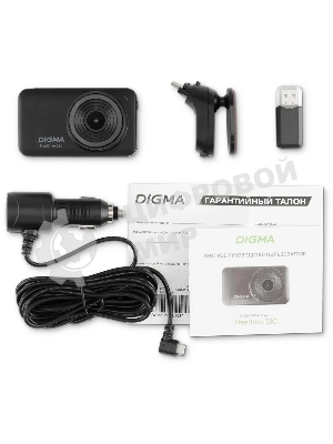 Видеорегистратор Digma FreeDrive 580, 2304x1296, 3