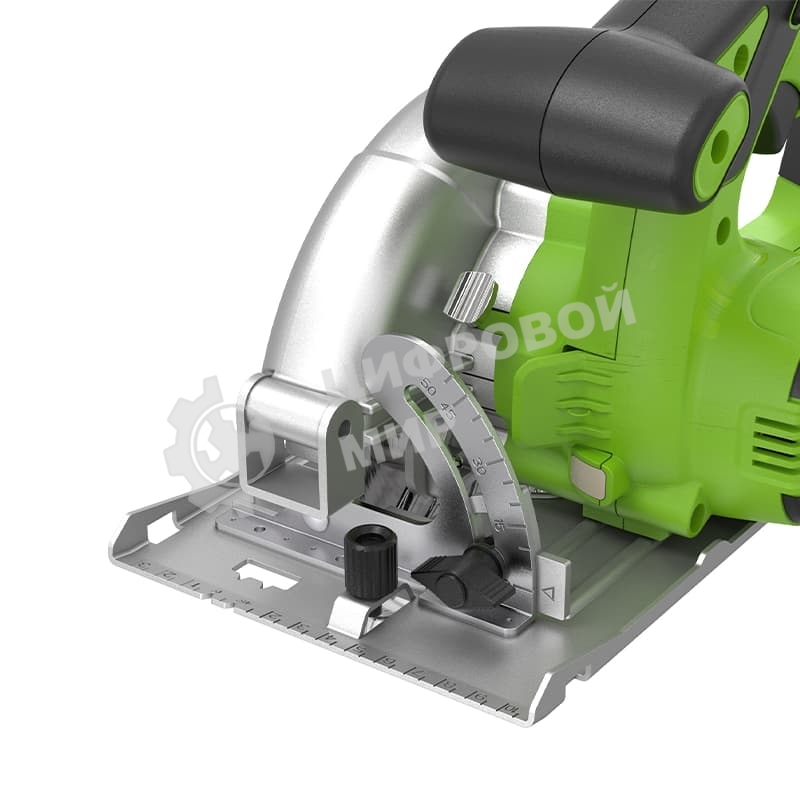Циркулярная пила аккумуляторная GreenWorks GD24CS165, 24V, бесщеточная, 57 мм, без АКБ и ЗУ (1501607)