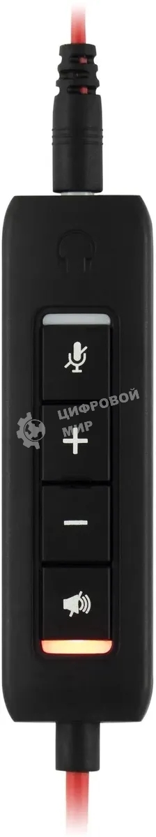 Наушники с микрофоном Oklick/Оклик HS-L900 черный 1.8м накладные оголовье