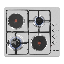 Комбинированная варочная панель Maunfeld EEHS.64.5ES/KG независимая, нержавеющая сталь