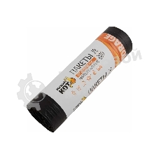 Пакеты универсальные Рыжий кот 200 л, 10 шт, ПВД черные, особо прочные, 30мкм (006978)