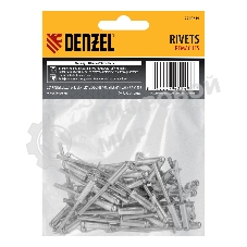 Заклепки алюминиевые Denzel, 3/16