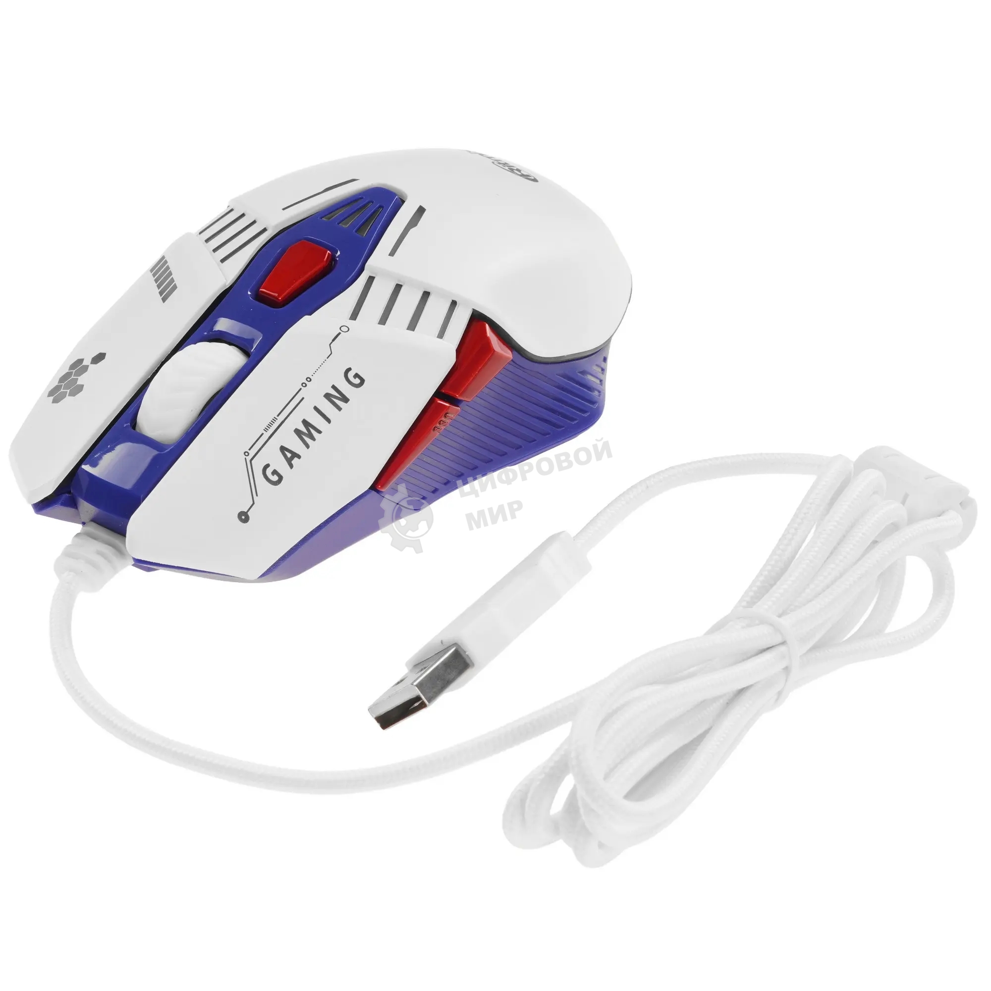 Мышь проводная Ritmix ROM-400 White