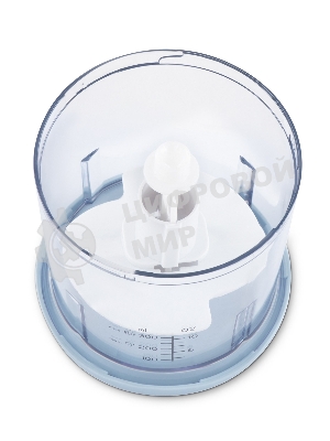 Измельчитель электрический Hyundai HYC-P3138 0.8л. 300Вт голубой/белый