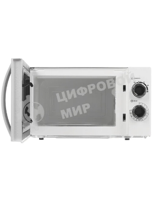 Микроволновая печь Hyundai HYM-M2043 белый/черный, 20 л, 700 Вт, переключатели - поворотный механизм