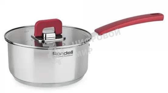Набор 8 предметов Rondell RDS-1662, Кастрюли с/кр 20 см (3,0 л), 24 см (5,6 л), ковш с/кр 16 см (1,4 л), сотейник б/кр 2