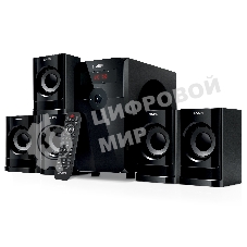 Компьютерная акустика SVEN АС HT-201, черный (80 Вт, Bluetooth, пульт, дисплей, FM, USB, SD)