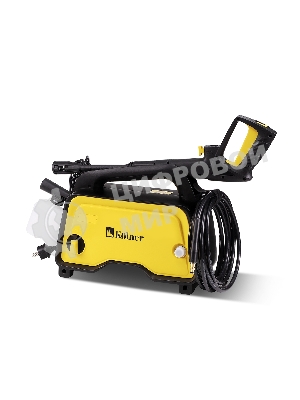 Мойка высокого давления 120/70 бар, KOLNER K120M, компакт, 1400Вт, 390л/ч, метал.помпа, шланг ВД 5м, кабель 5м, самовсас, Auto stop (емкость для шампуня)