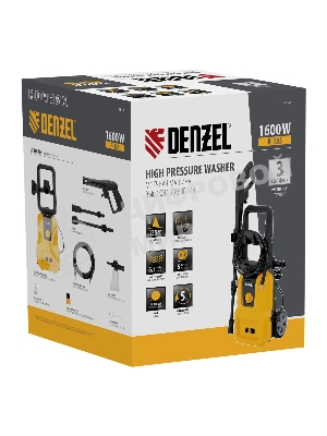 Мойка высокого давления Denzel 58261 R-135, 1600 Вт, 135 бар, 390 л/ч
