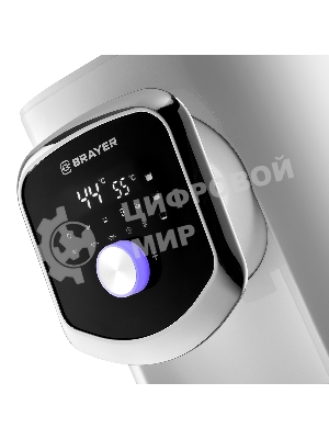 Термопот BRAYER BR1093WH, 1200 Вт, 5л, LED-дисплей, автоотключение при отсутствии воды