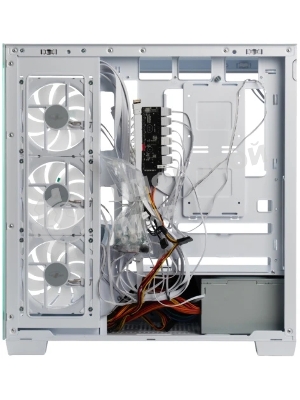 Корпус eATX Eurocase M9 Max-Fish tank M9 MAX 2ARGB 3_0_2 WHITE белый