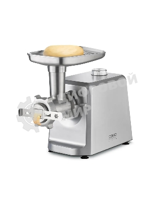Мясорубка электрическая CASO FW 2500 серебристый, 2500 Вт, 2.5 кг/мин, реверс, защита от перегрузки, насадки - 5