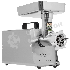 Мясорубка электрическая HOLT HT-MG-010 серый, 3300 Вт, 3.5 кг/мин, реверс, насадки - 4