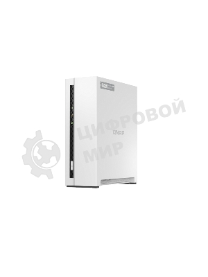 Сетевое хранилище SMB QNAP TS-133 NAS 1 HDD tray. ARM 4-core Cortex-A55 1.8GHz, ram 2 Gb (max), 1x1GbE, 1xUSB 2.0 port,1xUSB 3.2 Gen 1