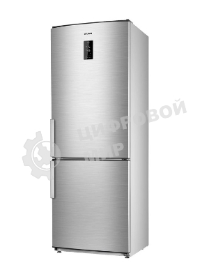 Холодильник Atlant ХМ-4524-040-ND нержавеющая сталь двухкамерный 271/100л морозилка снизу, No Frost