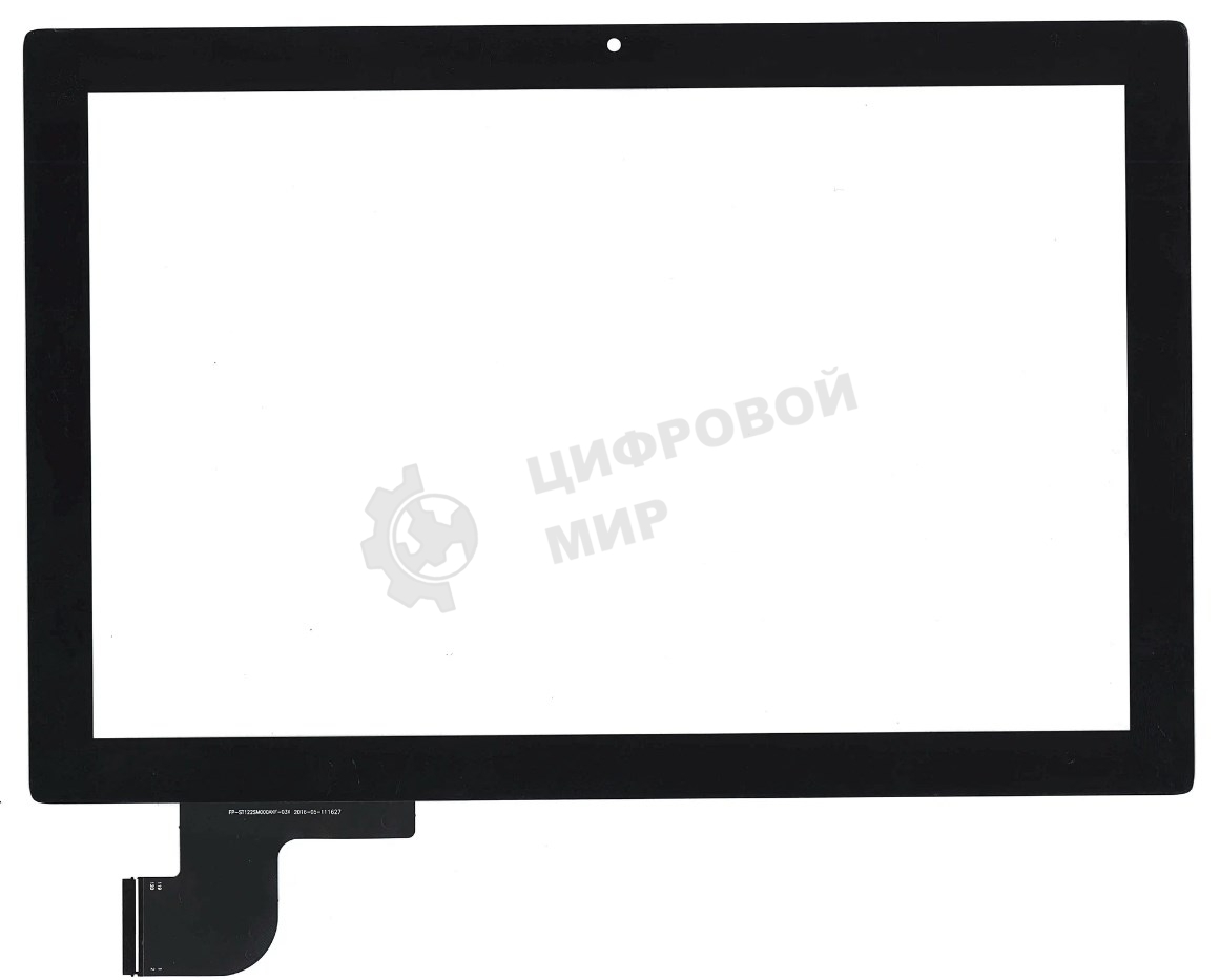 Сенсорное стекло (тачскрин) для Lenovo Miix 520-12IKB, черное
