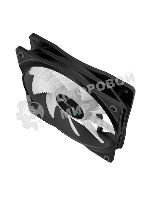Вентилятор для корпуса DEEPCOOL RF120W DP-FLED-RF120-WH черный 120мм 1300rpm 22db 4-pin