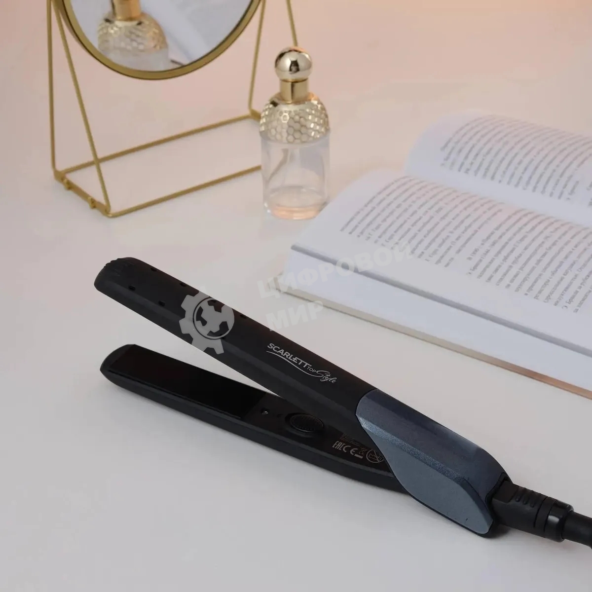 Щипцы Scarlett SC-HS60014 25Вт макс.темп.:190С покрытие:керамическое черный