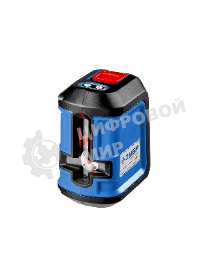 Нивелир лазерный Зубр КРЕСТ-15 (34902-2_z01) суперкомпакт, 15м, точн. +/-0,3 мм/м, держатель
