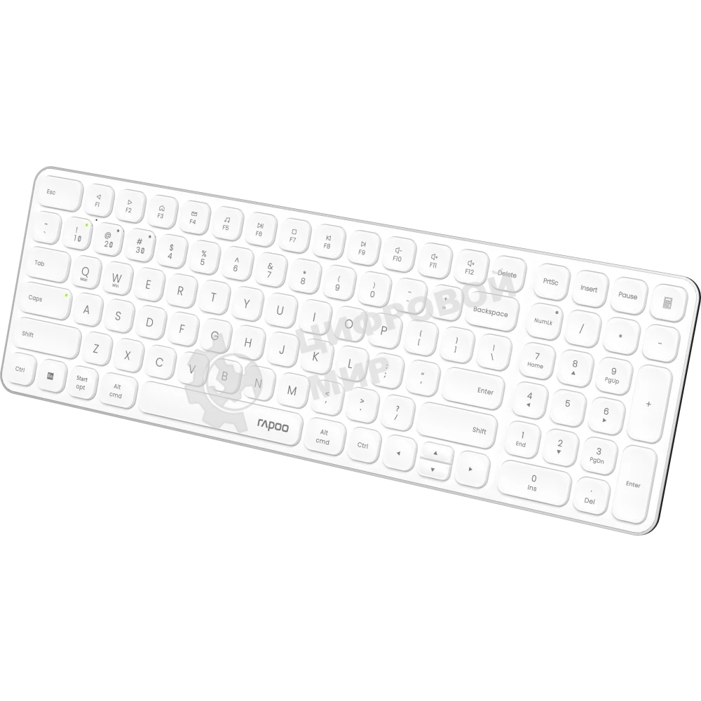 Клавиатура Rapoo E9310M беспроводная, Bluetooth, белый