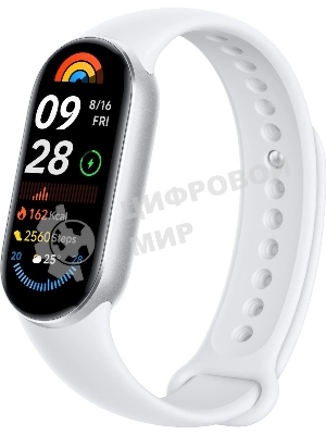 Фитнес-браслет Xiaomi Smart Band 9 Glacier серебристый/серебристый