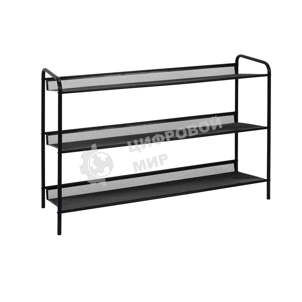 Подставка для обуви Женева 33 ПДО Ж33 Ч черный, 3 полки