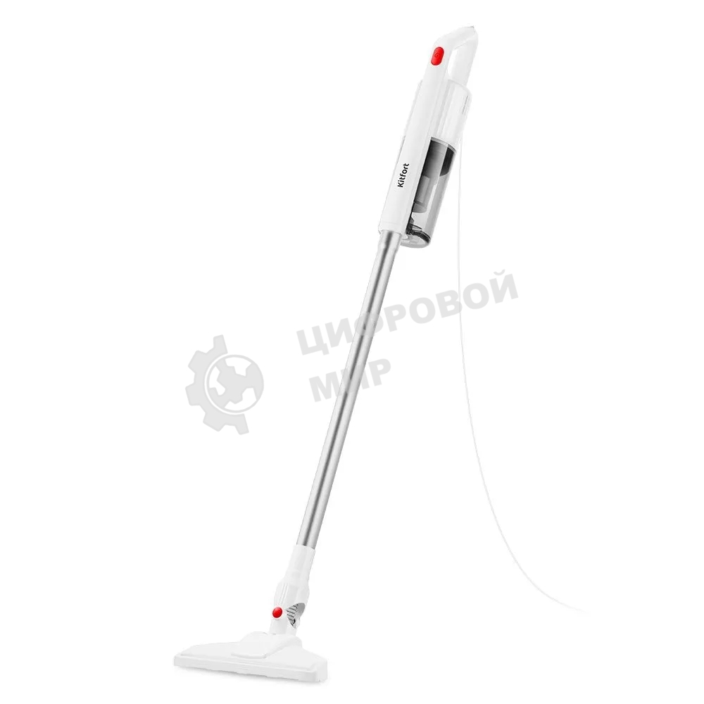 Пылесос вертикальный Kitfort КТ-5339 600Вт белый/красный
