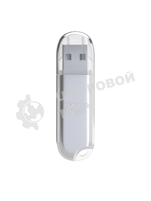 Флешка USB Maxvi P1 (FD16GBUSB20C10P1 silver), 16GB, USB 2.0, R/W 12/5, серебристый