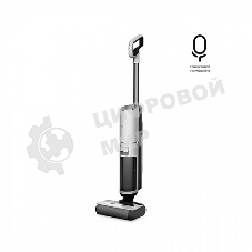 Моющий пылесос вертикальный BQ VCA1002W белый, питание от аккумулятора, 200 Вт, уборка влажная и сухая, пылесборник 0.75 л, бак для жидкости 0.85 л, работа от АКБ max 45 мин