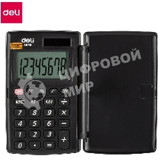 Калькулятор карманный Deli E39219 серый 8-разр.
