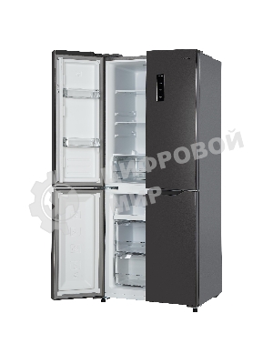 Холодильник Бирюса CD 405 DI темная нержавеющая сталь двухкамерный 289/130л морозилка снизу Side by Side