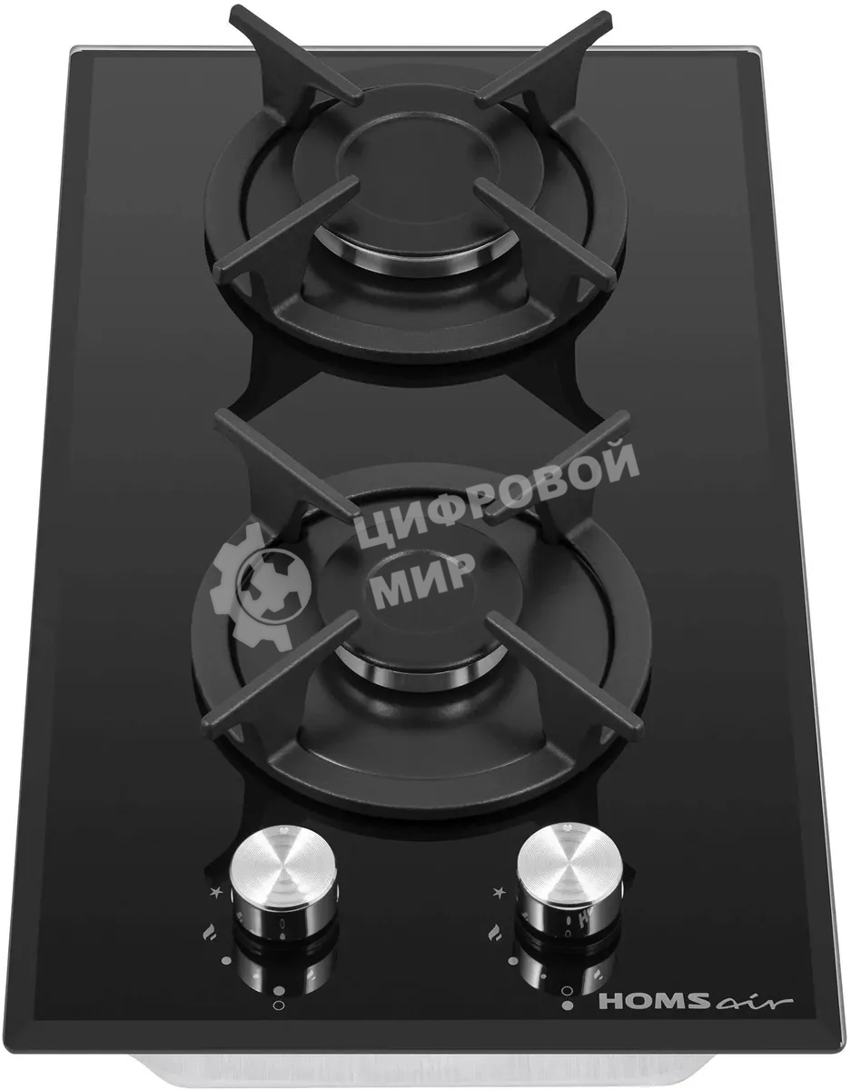 Газовая варочная панель HOMSair HGG321BK независимая, черный