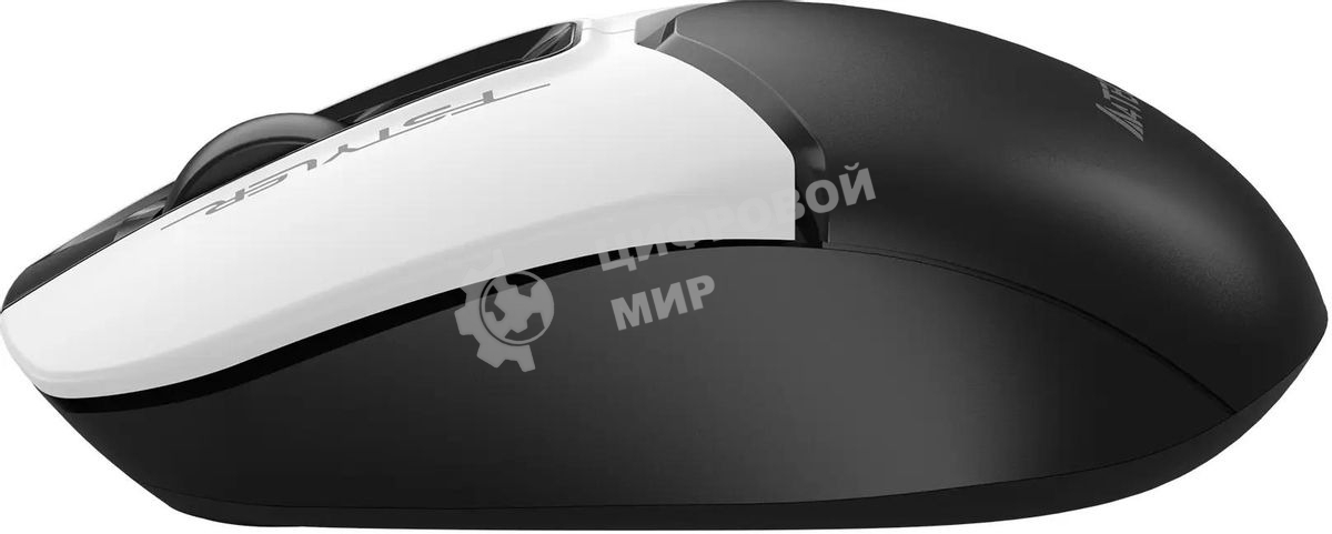 Мышь беспроводная A4Tech Fstyler FG12S белый/черный, 1200 dpi, радиоканал, USB, кнопки - 3