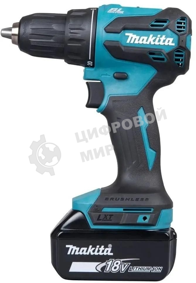 Дрель-шуруповерт Makita DDF490SF1J аккум.