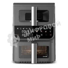 Аэрогриль Centek CT-3107 серый, 2800 Вт, 10 л, сенсор, 10 программ