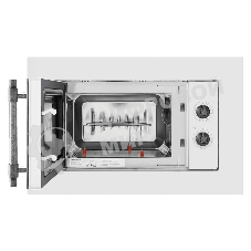 Микроволновая печь встраиваемая Maunfeld JBMO.20.5ERWAS белый, 20 л, 700 Вт, переключатели - поворотный механизм