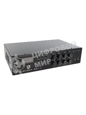 Микшер-усилитель Intrend ITMXAMP-120MT MP3, FM тюнер, USB, Bluetooth, 2хMic/3хLine входы, 1хLine выход,120 Вт, 4/8Ом/100V, IR-пульт в комплекте