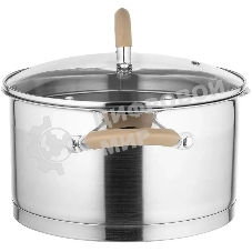 Кастрюля LARA LR02-344 Берлин 5,7 л 24x13 см нержавеющая сталь, с крышкой